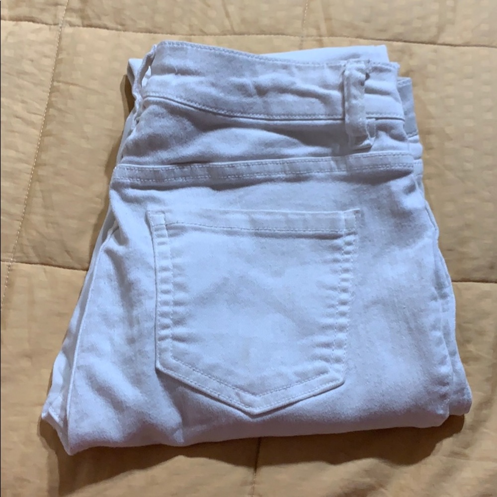 White jeans